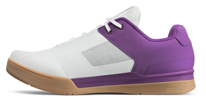 Велообувь CrankBrothers SHOES MALLET LACE WHITE / PURPLE - GUM OUTSOLE - BERNARD KERR 11.0