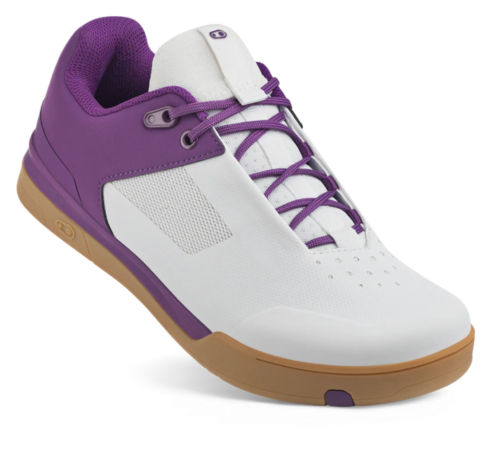 Велообувь CrankBrothers SHOES MALLET LACE WHITE / PURPLE - GUM OUTSOLE - BERNARD KERR 11.0