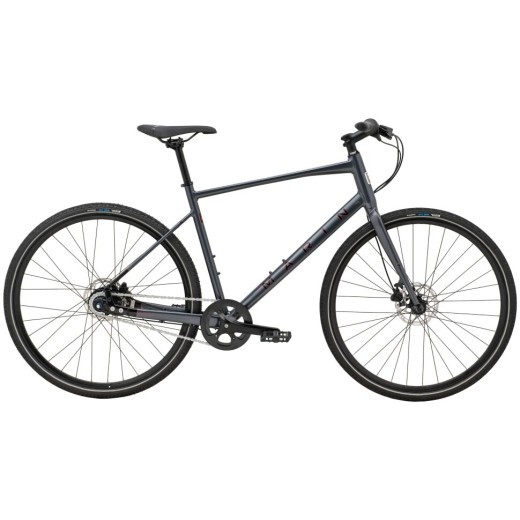 Велосипед 28" Marin Presidio 2 рама - M 2024 Gloss Charcoal/Black/Black Red — 