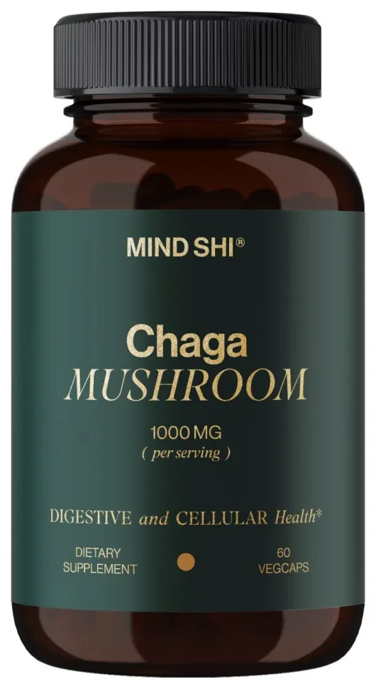 Chaga Mushroom 1000 mg - 60 vegcaps (DSN_2023-10-4388)