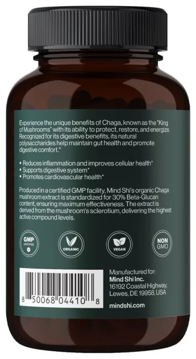 Chaga Mushroom 1000 mg - 60 vegcaps