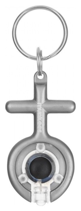 Брелок-фонарик Munkees 1080 LED Symbol Woman grey, укр, укр