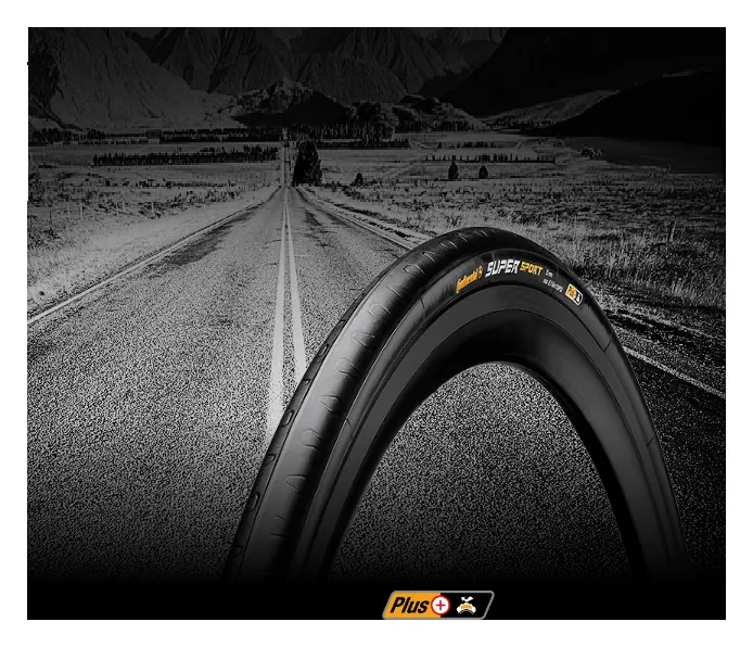 Покришка Continental Super Sport Plus-28 " / 700 x 25C, Чорна, не складна