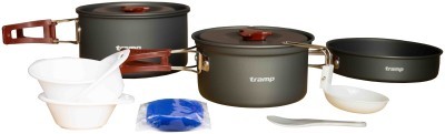 Набор посуды Tramp из анодированного алюминия на 2-3 персоны 1,1/1,7л UTRC-143 (024)