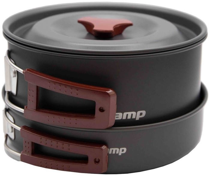 Набор посуды Tramp из анодированного алюминия на 2-3 персоны 1,1/1,7л UTRC-143 (024)