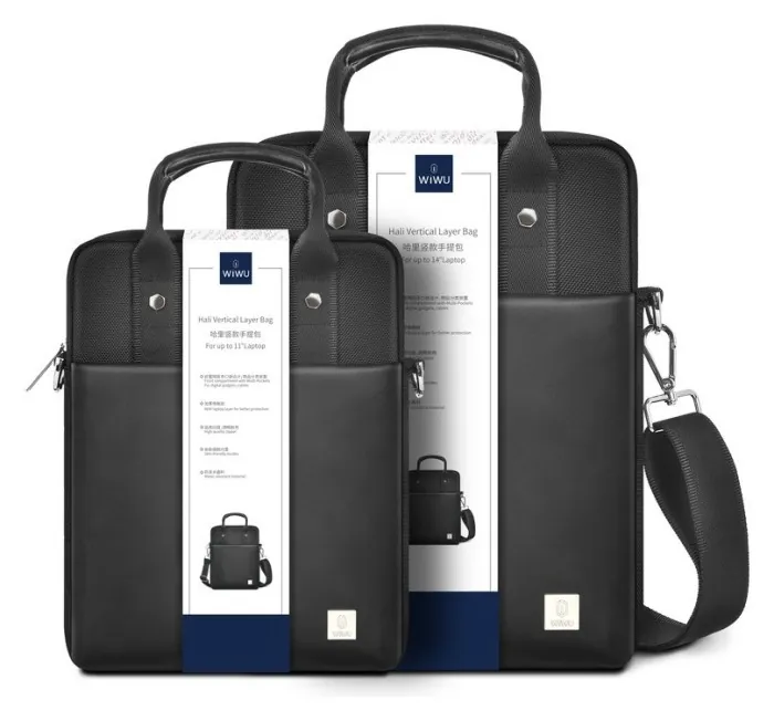 Сумка WIWU 14" Hali Vertical  Bag Black