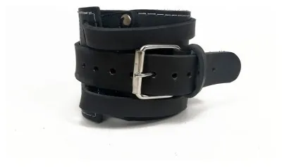 Манжета EasyFit F8 черная для тяги на тренажере (кожа)
