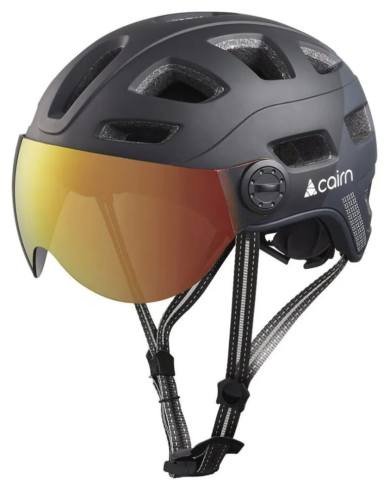 Велосолом Cairn Quartz Visor LED USB black (52-58)