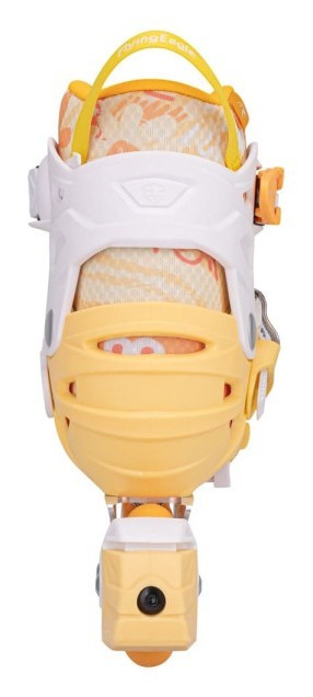 Роликовые коньки раздвижные детские Flying Eagle S5 Pro Buzz желтые