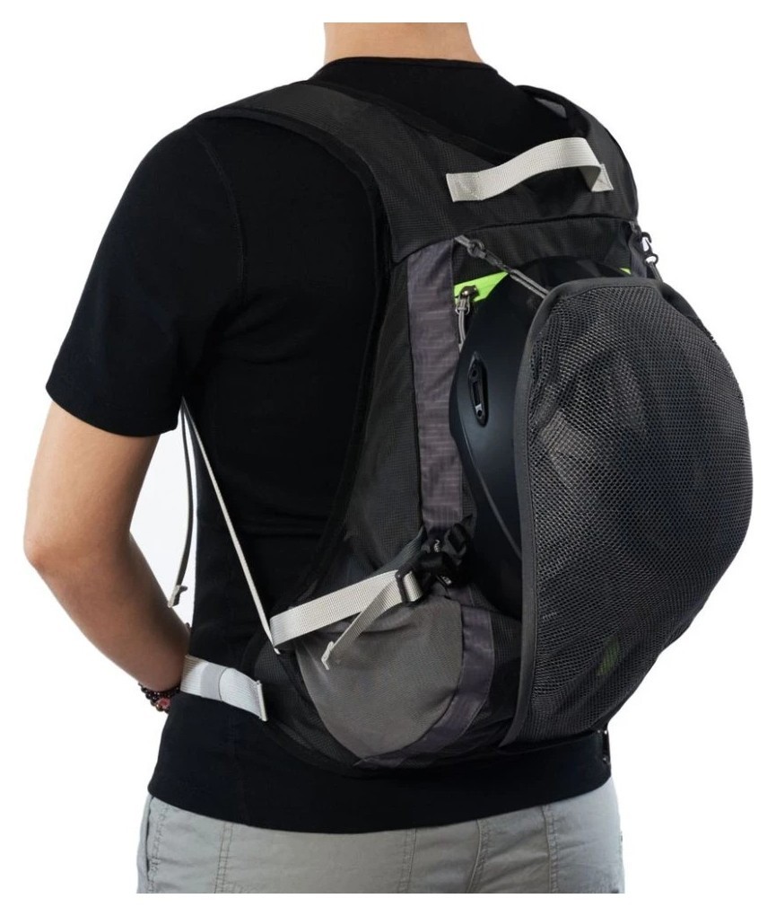 Велорюкзак з чохлом для шолома Naturehike 15 л sky blue NH15C001-B, блакитний, укр, укр