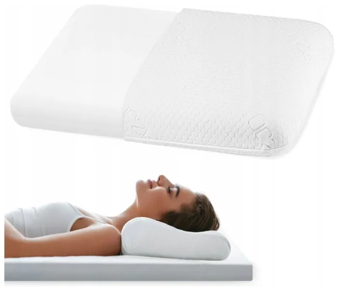 Подушка ортопедична 4FIZJO Med 40 x 60 см для сну White (P-5907739317032)