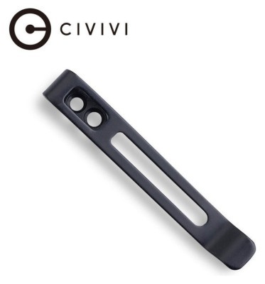 Клипса карманная стальная черная Civivi без винтов CA-05A-V1