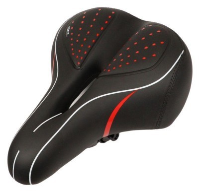 Седло с замком 260*190 мм AZ-501 черный с красным