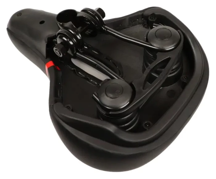 Седло с замком 260*190 мм AZ-501 черный с красным