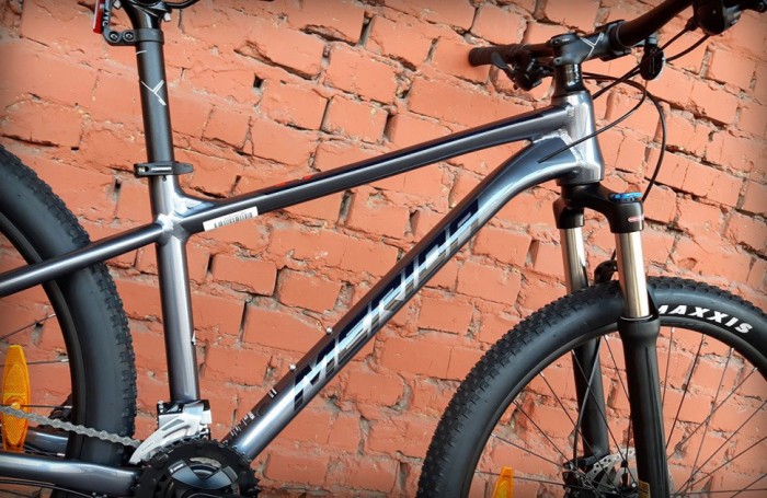 Велосипед гірський 27.5" Merida Big.Seven 100-2x Dark Silver (2023)