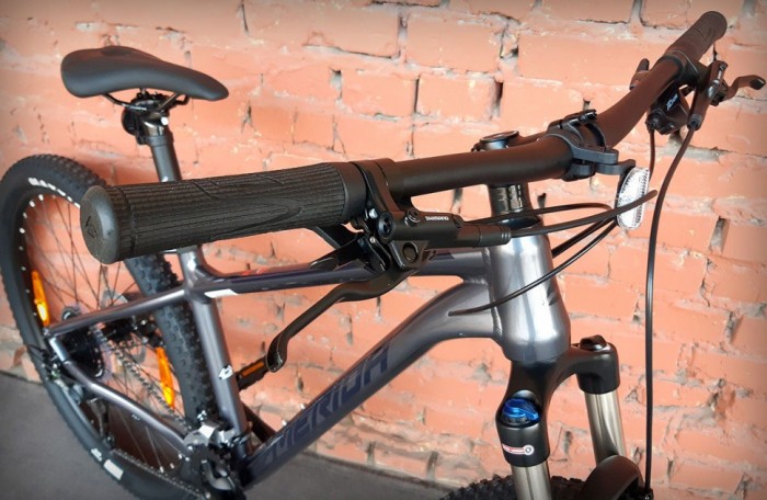 Велосипед гірський 27.5" Merida Big.Seven 100-2x Dark Silver (2023)