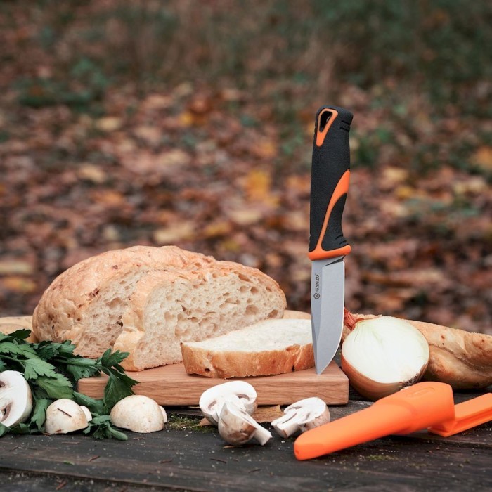 Нож Ganzo G807-OR оранжевый с ножнами