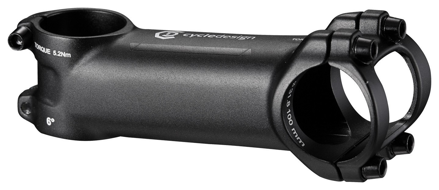 Вынос руля для велосипеда Cycledesign FORGED -/+ 6° 80мм Black (HS0011)