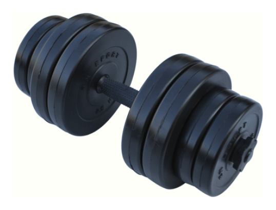 Гантель композитный RN-Sport 16 кг – 1 шт.