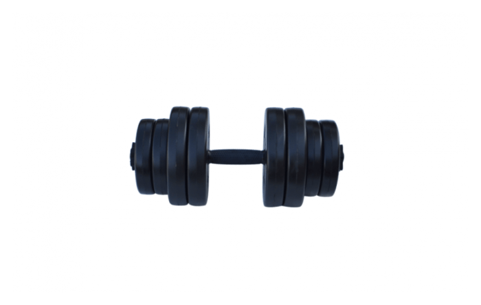 Гантель композитный RN-Sport 16 кг – 1 шт.