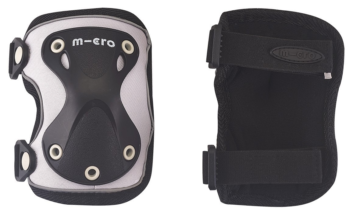 Защитный комплект налокотники и наколенники MICRO - ЧЕРНЫЙ (лик. 17-21 cm, кол. 25-31 cm, M)