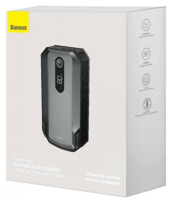 Пусковое Устройство Baseus Super Energy Max 20000mAh black