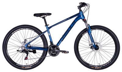 Велосипед AL 27.5" Formula MOTION DD FR рама-16" синий с черным 2026