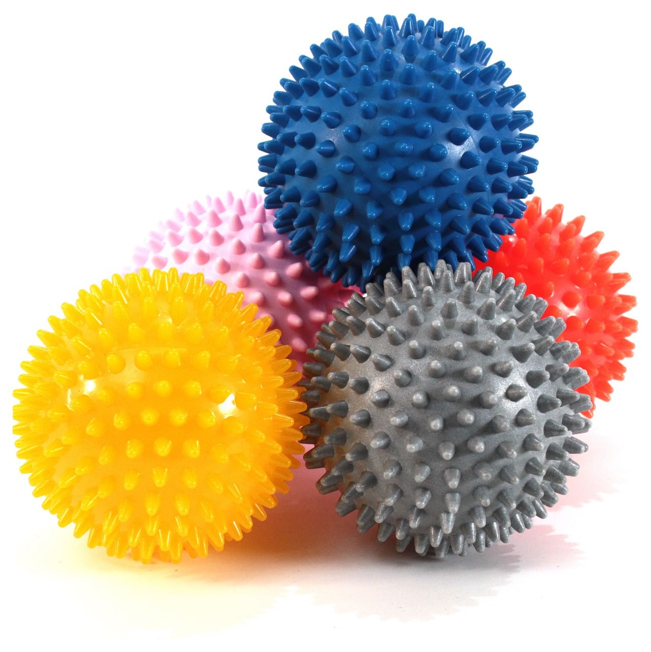 Масажер м'ячик голчастий (8.5см) Bavar Sport, укр, укр