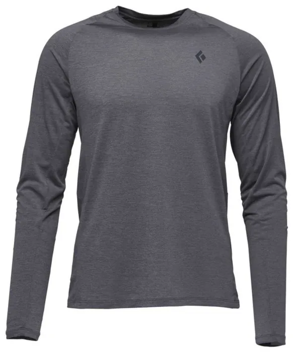 Мужская футболка с длинным рукавом Black Diamond M Lightwire LS Tech Tee, Steel Gray, XXXL