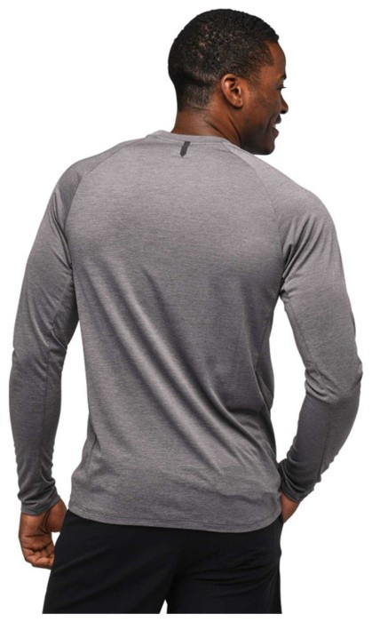 Мужская футболка с длинным рукавом Black Diamond M Lightwire LS Tech Tee, Steel Gray, XXXL