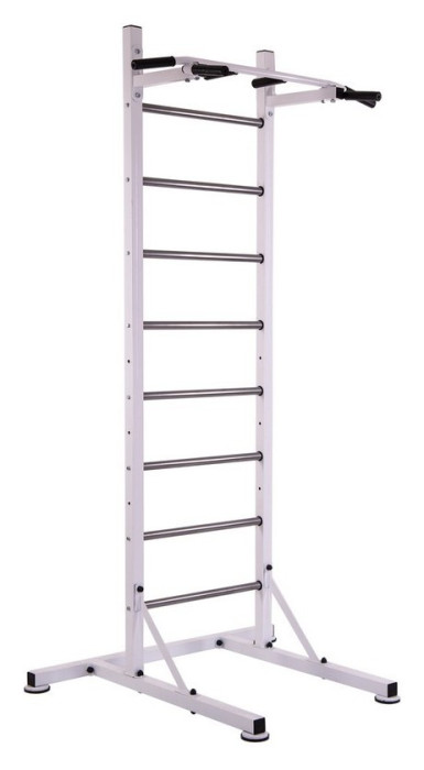 Шведська стінка-стійка пересувна з лавою для преса проф Універсал PRO L-2409