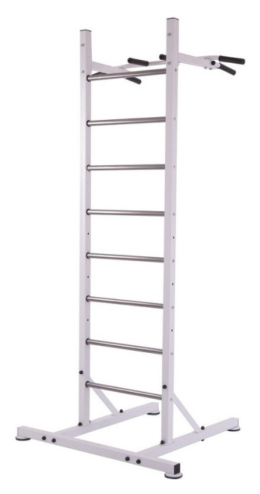 Шведська стінка-стійка пересувна з лавою для преса проф Універсал PRO L-2409, укр, укр