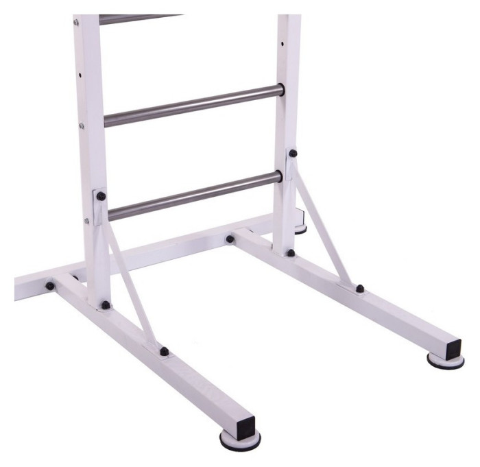 Шведська стінка-стійка пересувна з лавою для преса проф Універсал PRO L-2409, укр, укр