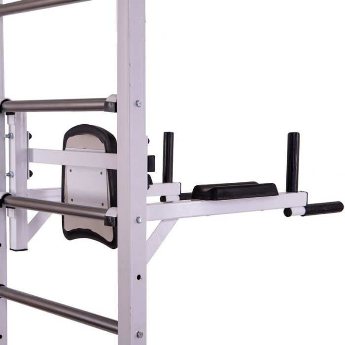 Шведська стінка-стійка пересувна з лавою для преса проф Універсал PRO L-2409, укр, укр