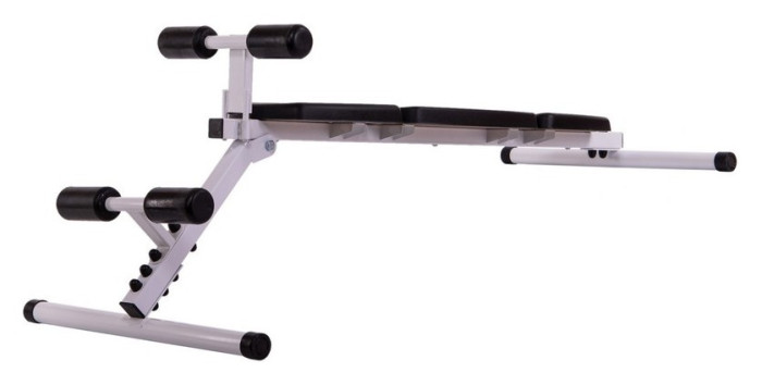 Шведська стінка-стійка пересувна з лавою для преса проф Універсал PRO L-2409, укр, укр