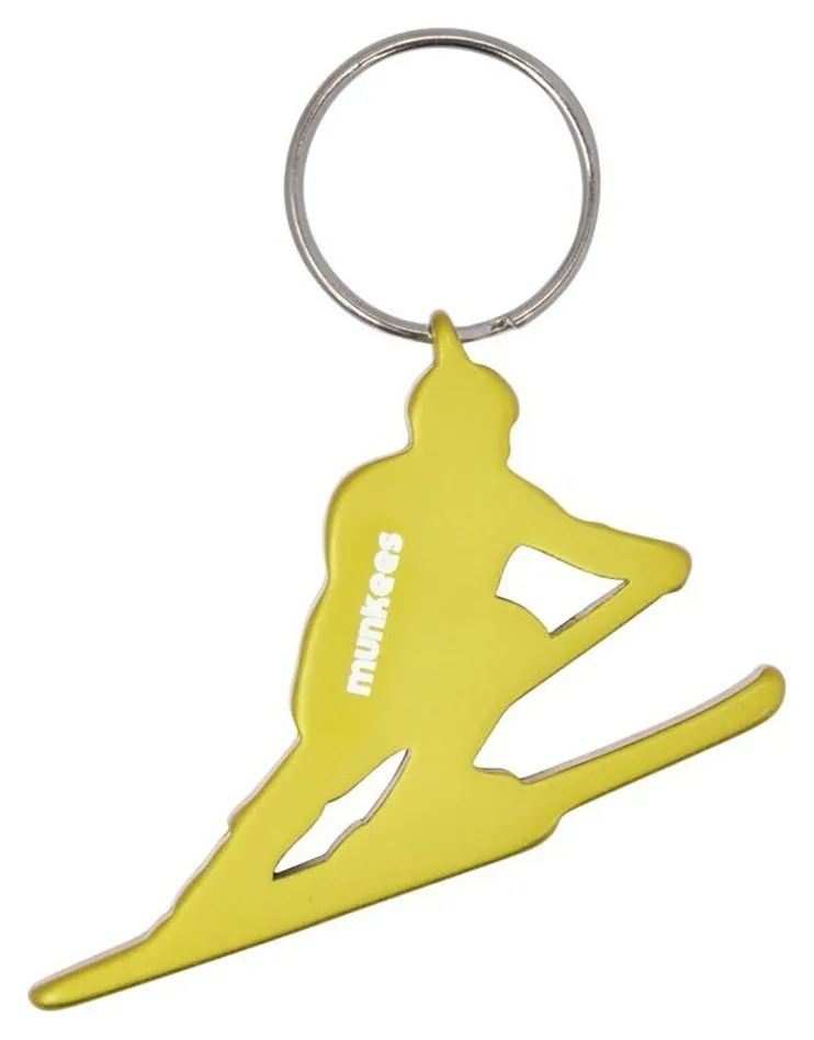 Munkees 3496 брелок-відкривальник Skier yellow (3496-YL)
