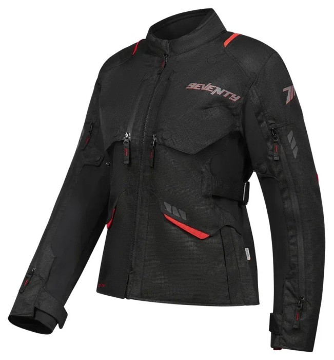 Мотокуртка Seventy JT69 Tanami LADY Black Red