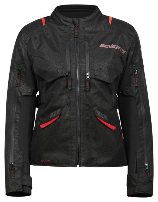 Мотокуртка Seventy JT69 Tanami LADY Black Red