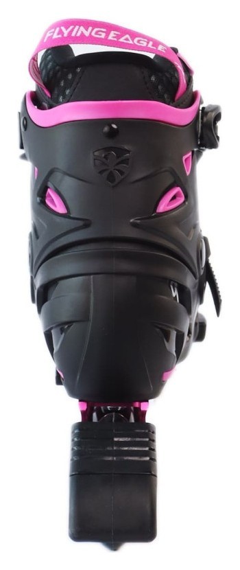 Детские раздвижные ролики Flying Eagle S9 dual density розовые 27-31