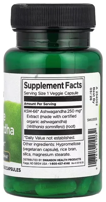 Ultimate Ashwagandha 250 mg - 60veg caps