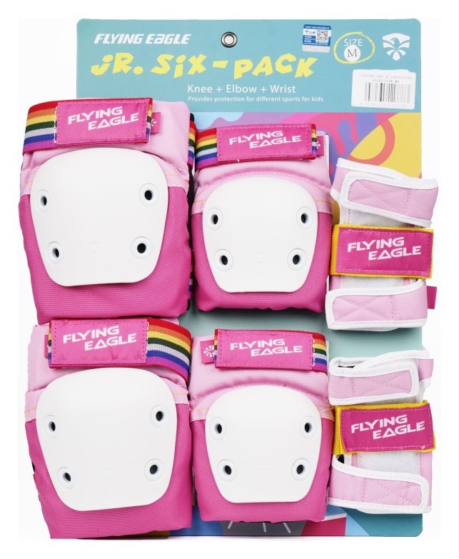 Комплект захисту Flying Eagle Pro JR Valiant рожевий, укр, укр