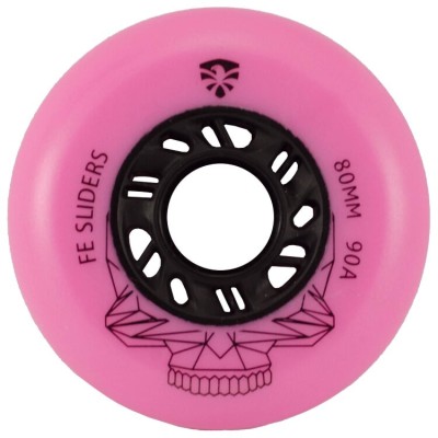 Колеса для роликовых коньков Flying Eagle Sliders розовые 80 мм