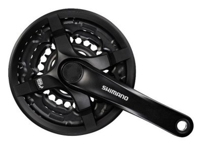 Шатун AL L170мм 28-38-48Т под квадрат черный SHIMANO FC-TY501