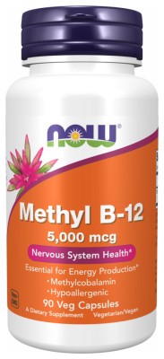 Methyl B-12 5000mcg - 90 vcaps