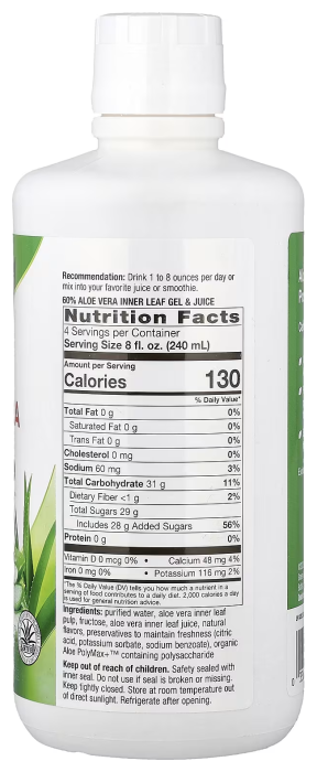 Aloe Vera Gel & Juice (Berry) - 1000 ml