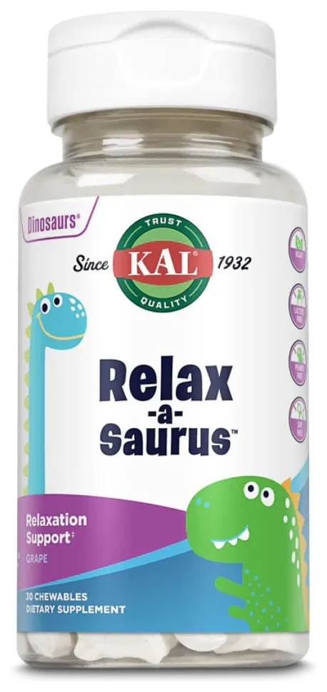 Relax-a-Saurus - 30 chewable Grape