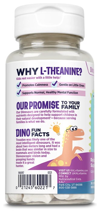 Relax-a-Saurus - 30 chewable Grape