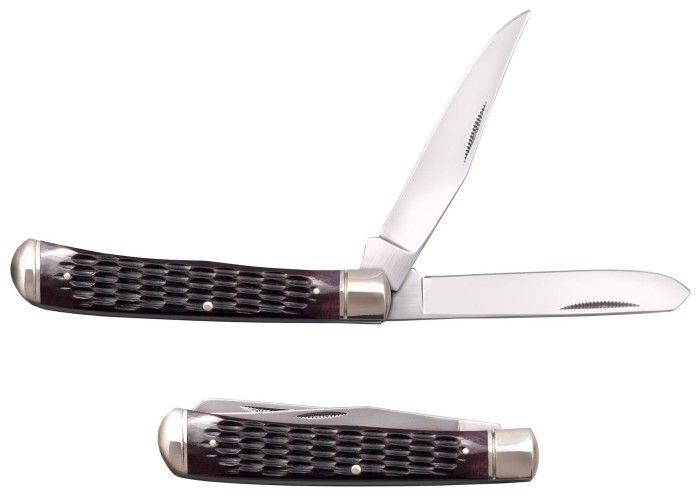 Ніж складаний Cold Steel Trapper, Jigged Bone