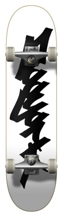 Скейтборд Zoo York Tag Complete (8" - White/Black), укр, укр
