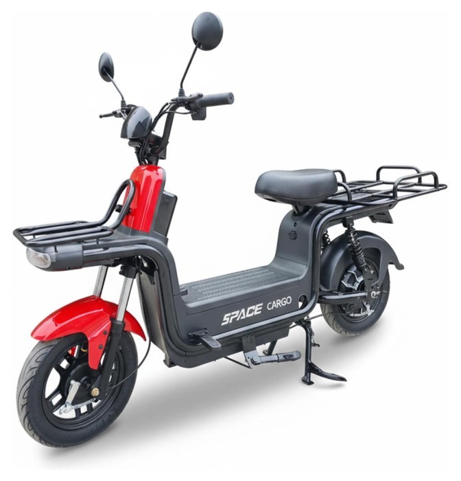 Електроскутер SPACE CARGO 60B 800Вт 20А*г барабан/барабан свинцево-кислотний червоний 2026, укр, укр